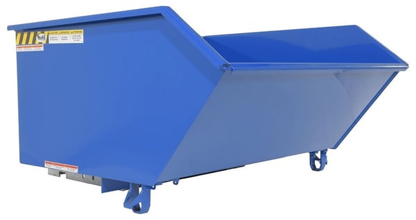 Low Profile 90 Degrees Self-Dumping Steel Hoppers - HH-100-HS