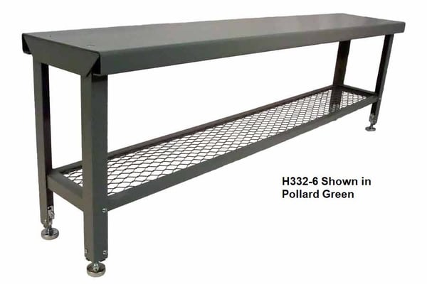Storage Locker Room Bench - 332 - H332-3