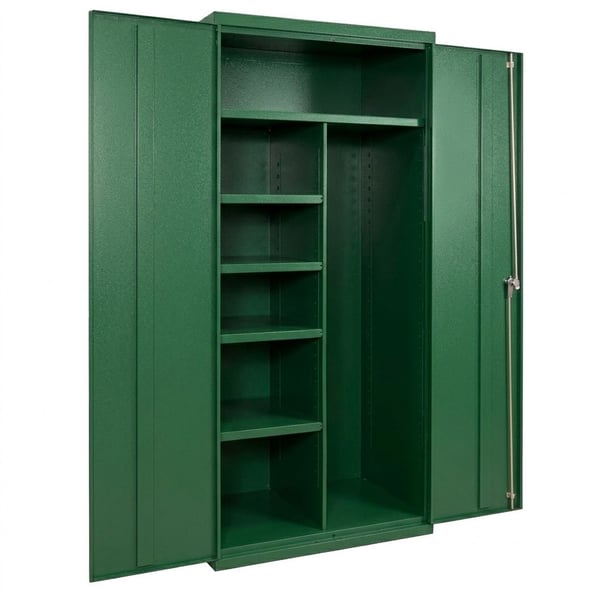 Janitorial Commercial Storage Cabinets - HCJ362478-4-GN