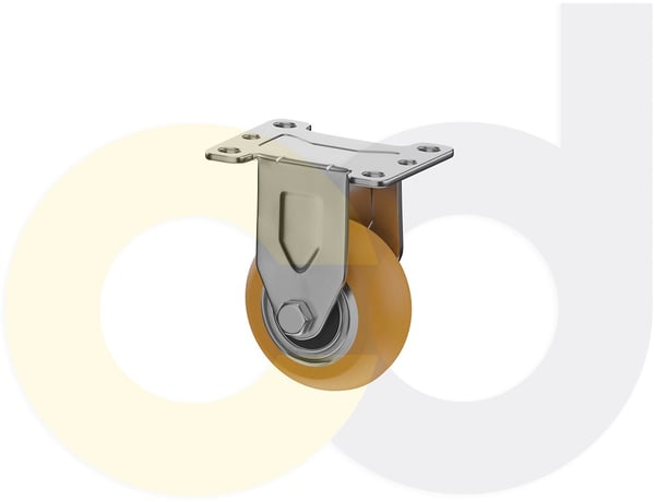 CasterDepot Top Plate Casters - Poly On Aluminum Wheel - Capacities Up To 350 Lbs. - HC092.5F7