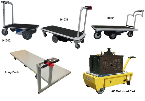 Pony Express Motorized Platform Carts For Material Handling - H1031-L