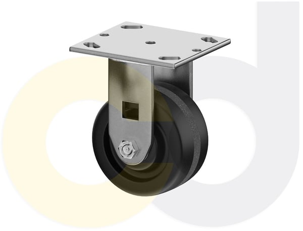 CasterDepot Top Plate Casters - Phenolic Wheel - Capacities Up To 1250 Lbs. - HC009.001