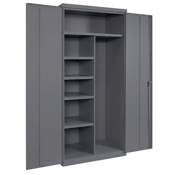 Janitorial Commercial Storage Cabinets - HCJ362478-4-GY