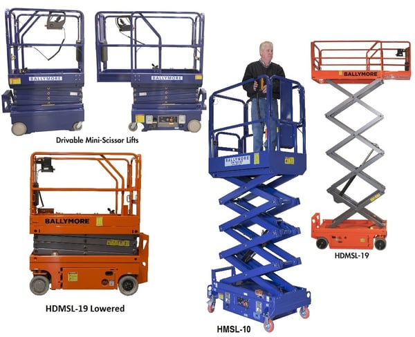 Drivable And Push-Able Scissor Lifts - HDMSL-26