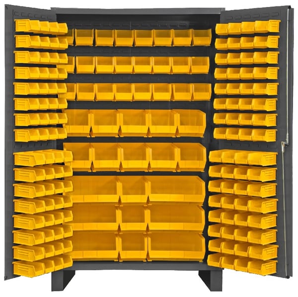 Heavy Duty All-Welded Bin & Shelf 14 Ga. Steel Storage Cabinets - HJC-171
