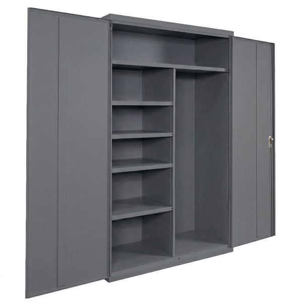 Janitorial Commercial Storage Cabinets - HCJ482478-4-GY