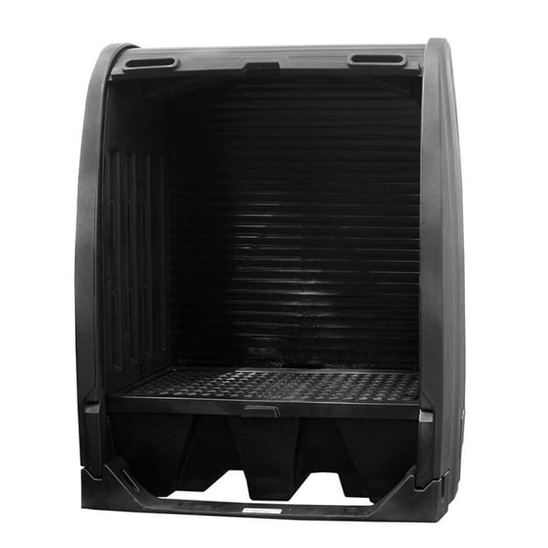 2 & 4 Drum Hardcovers With Spill Pallets - H4062-BD