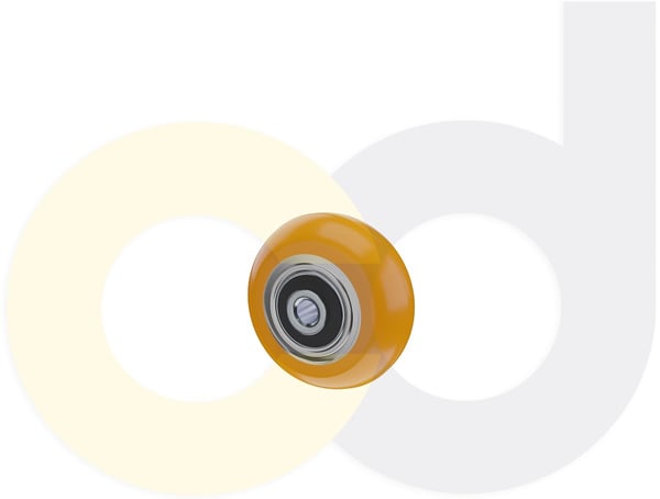 CasterDepot Top Plate Casters - Poly On Aluminum Wheel - Capacities Up To 350 Lbs. - HW020.56A