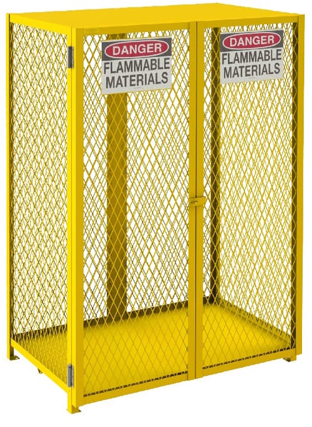 Gas Cylinder Storage Cabinets - HEGCVC12-SC-50