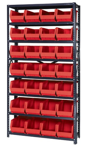 Giant Open Hopper Bin Storage System - HQSBU-240-R