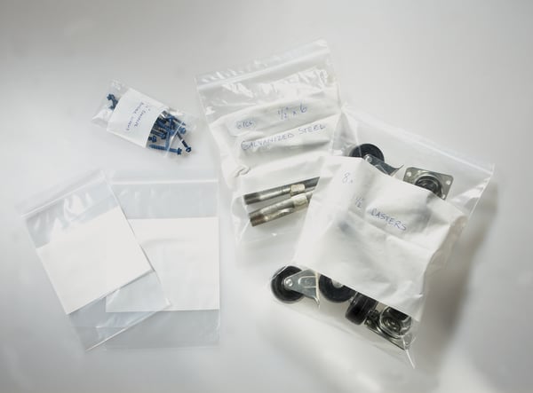 Zip Lock Bags With Writing Area - HMLT35WBB