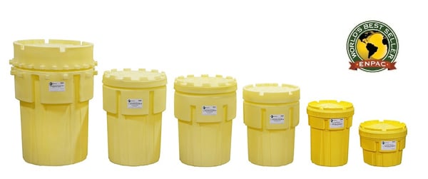 ENPAC Poly-Overpack® 95, 65, 30 And 20 Gallon Salvage Drums - H1220-YE