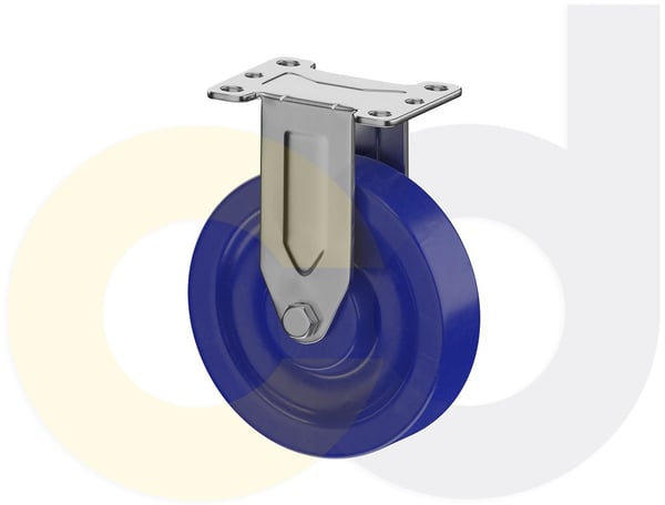 CasterDepot Top Plate Casters - Solid Urethane Wheel - Capacities Up To 350 Lbs. - HC016.A12