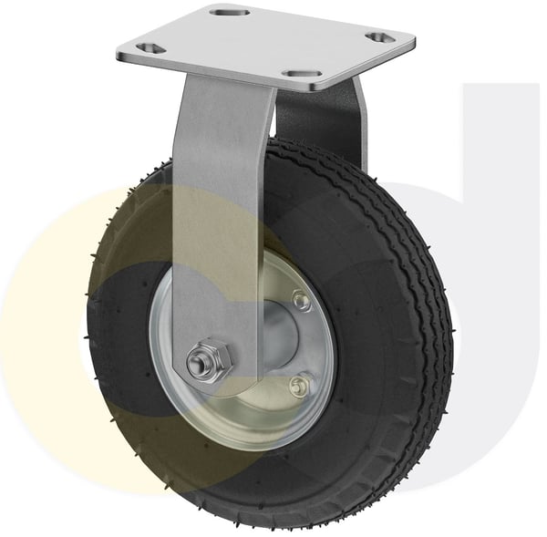 CasterDepot Top Plate Casters - Pneumatic Wheel - Capacities Up To 450 Lbs. - HC007.993