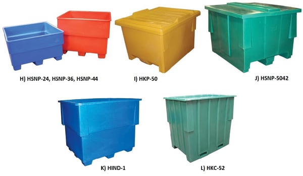 Nesting Pallet Containers - HIND-1