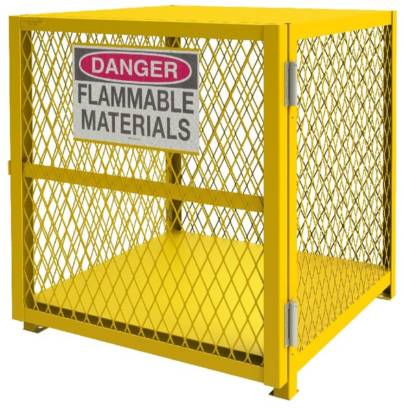 Gas Cylinder Storage Cabinets - HEGCVC4-SC-50