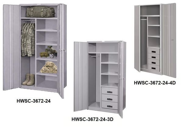Extra Heavy Duty Wardrobe Storage Cabinets - HWSC-6H