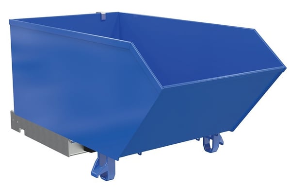 Low Profile 90 Degrees Self-Dumping Steel Hoppers - HH-33-HD