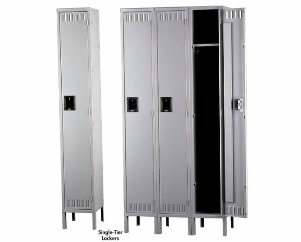 Tennsco Durable Steel Lockers - Single Tier - HSTS-121560-1-SA