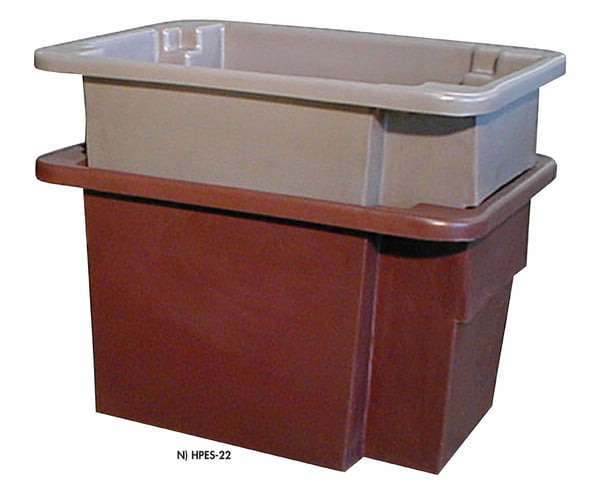 Heavy-Duty Molded Plastic Containers - HPES-22