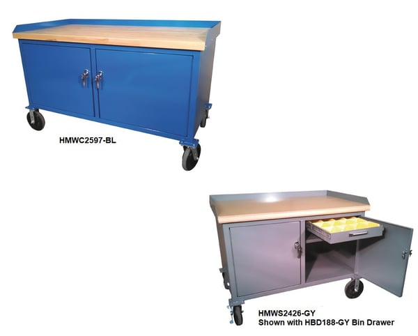 Mobile Work Stations - HMWS2497-BK
