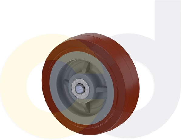 CasterDepot Top Plate Casters - Thermo-Urethane Wheel - Capacities Up To 800 Lbs. - HW032.263