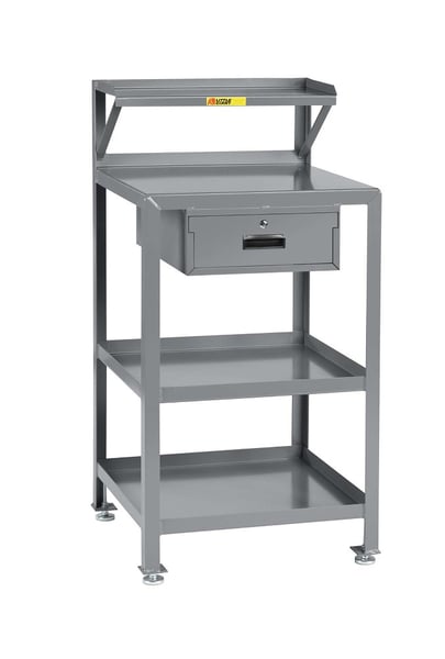 All Welded Shop Desk - HPSR2436-LL-DR