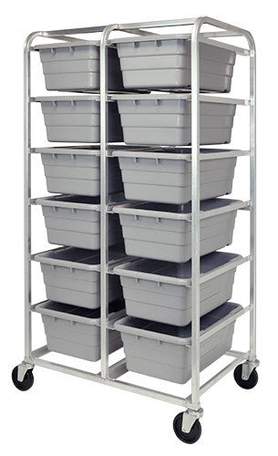 Mobile Tub Racks - HTR12-2516-8-GY