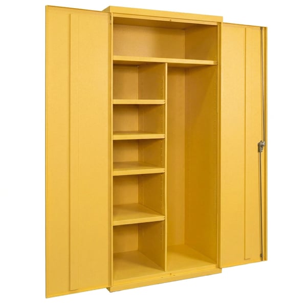 Janitorial Commercial Storage Cabinets - HCJ362478-4-YL