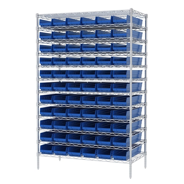 Shelf Bin Wire Systems - HAWS244830164-B
