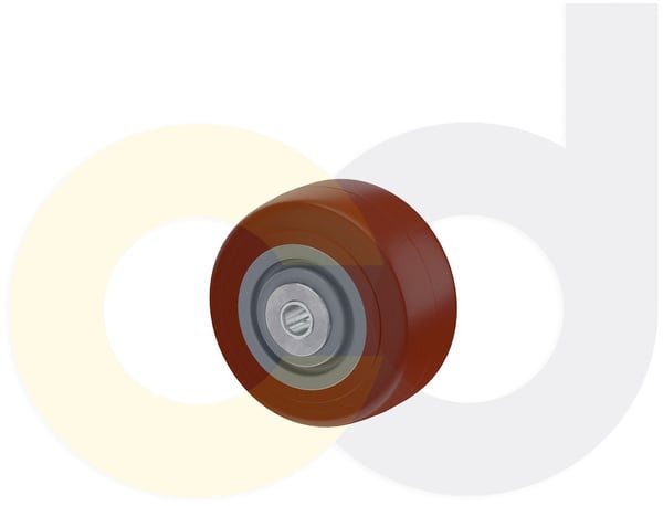 CasterDepot Top Plate Casters - Thermo-Urethane Wheel- Capacities Up To 800 Lbs. - HW002.836