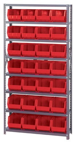 Giant Open Hopper Bin Storage System - HQSBU-239-R