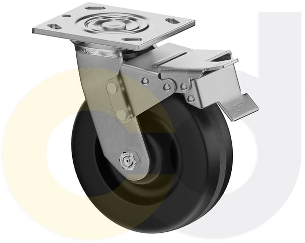 CasterDepot Top Plate Casters - Phenolic Wheel - Capacities Up To 1250 Lbs. - HC014.54D