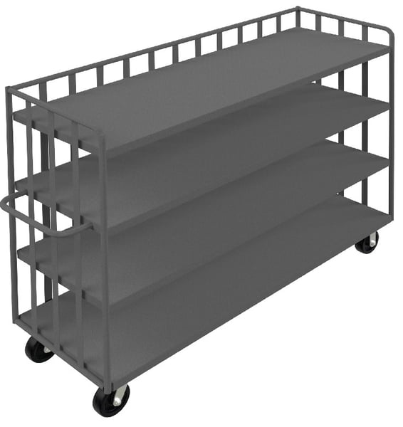 Open Portable Shelf Cart - HOPT-7224-95