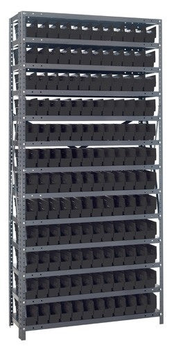 Shelf Bin Units -- Complete Packages - H1275-100-BK