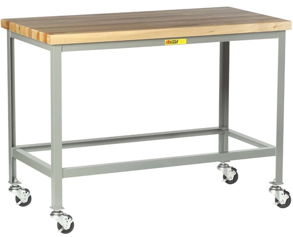 Butcher Block Top Tables - HWT-2424-3R