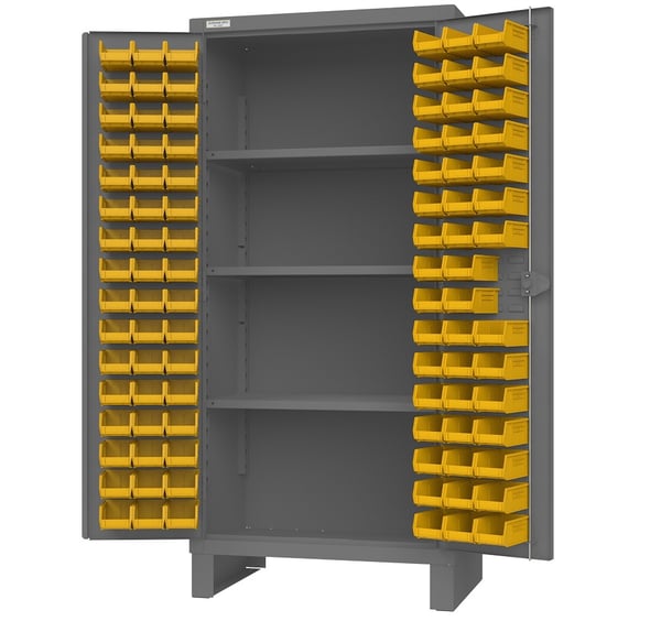 Heavy Duty Cabinets With Hook-On-Bins® & Shelves - H3702-94-3S-95