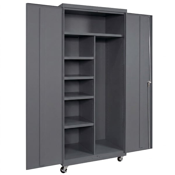 Janitorial Commercial Storage Cabinets - HCJM362478-4-GY