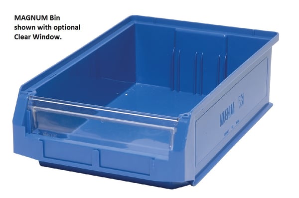 Magnum Series Giant Hopper Bin - Clear Windows - HWMS532