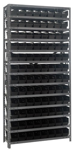 Shelf Bin Units -- Complete Packages - H1875-104-BK