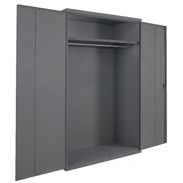 Wardrobe Commercial Storage Cabinet - HCW482478-4-GY