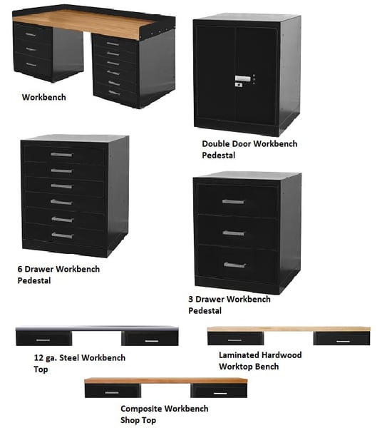 Fort Knox Workbenches - HFKWP8432-1ME