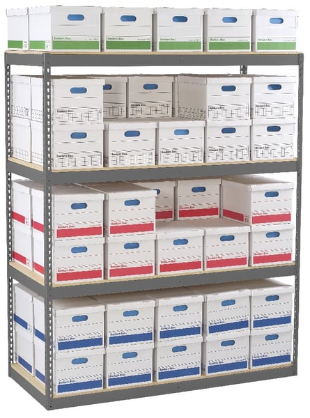 Tennsco Record Archive Shelving - HZA693084-4D