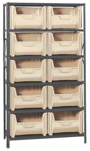 Shelving Units With Stackable Storage Bins - HQSBU-700-I