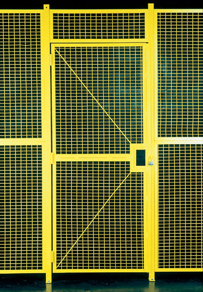 High Security Wire Partition System: Hinge Doors - H391641