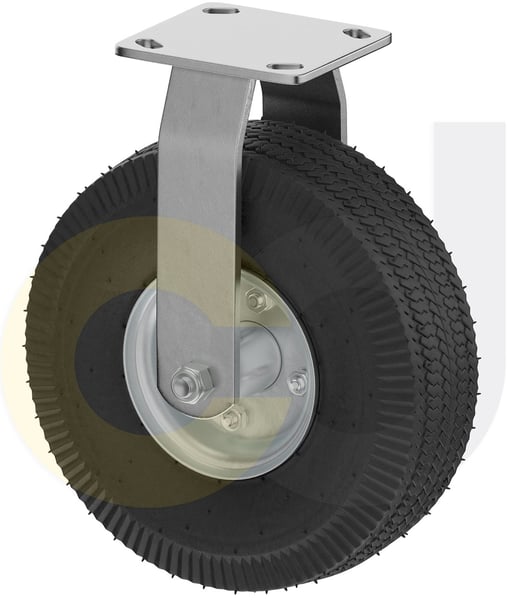CasterDepot Top Plate Casters - Pneumatic Wheel - Capacities Up To 450 Lbs. - HC007.990