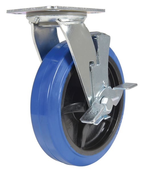 Blue Comfort+ Casters - HCST-BB-8X2ER-SWB