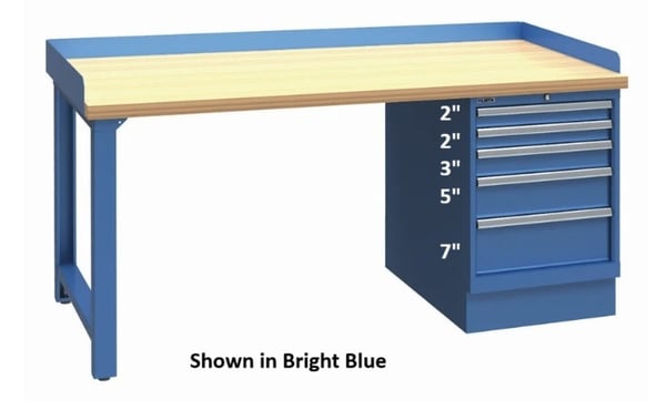LISTA XPRESS Industrial Workbenches - HXSWB20-60BT-LG