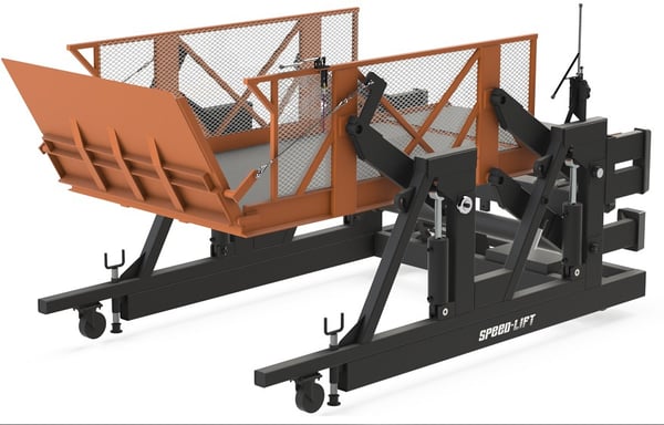 Forklift Pro™ Cantilever Surface Mount Dock Lifts - HSL-10000-E