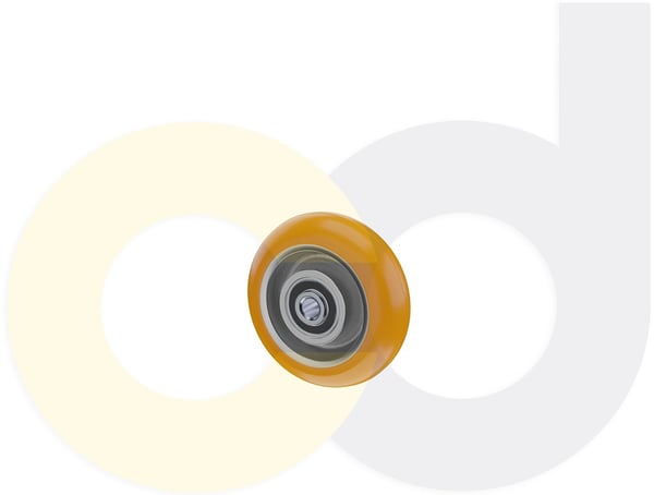 CasterDepot Top Plate Casters - Poly On Aluminum Wheel - Capacities Up To 350 Lbs. - HW020.569
